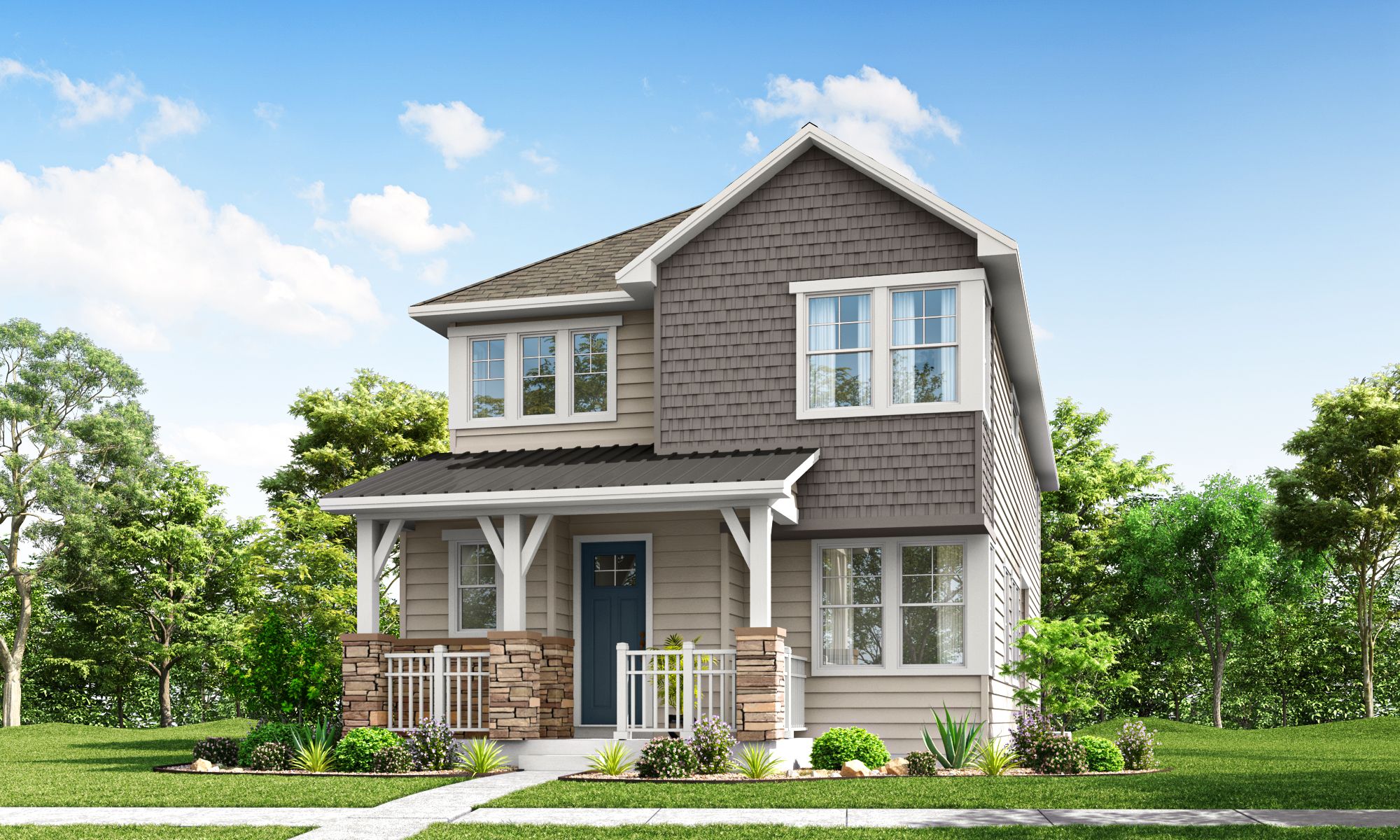 ELEVATION C (WESTERN SHINGLE)