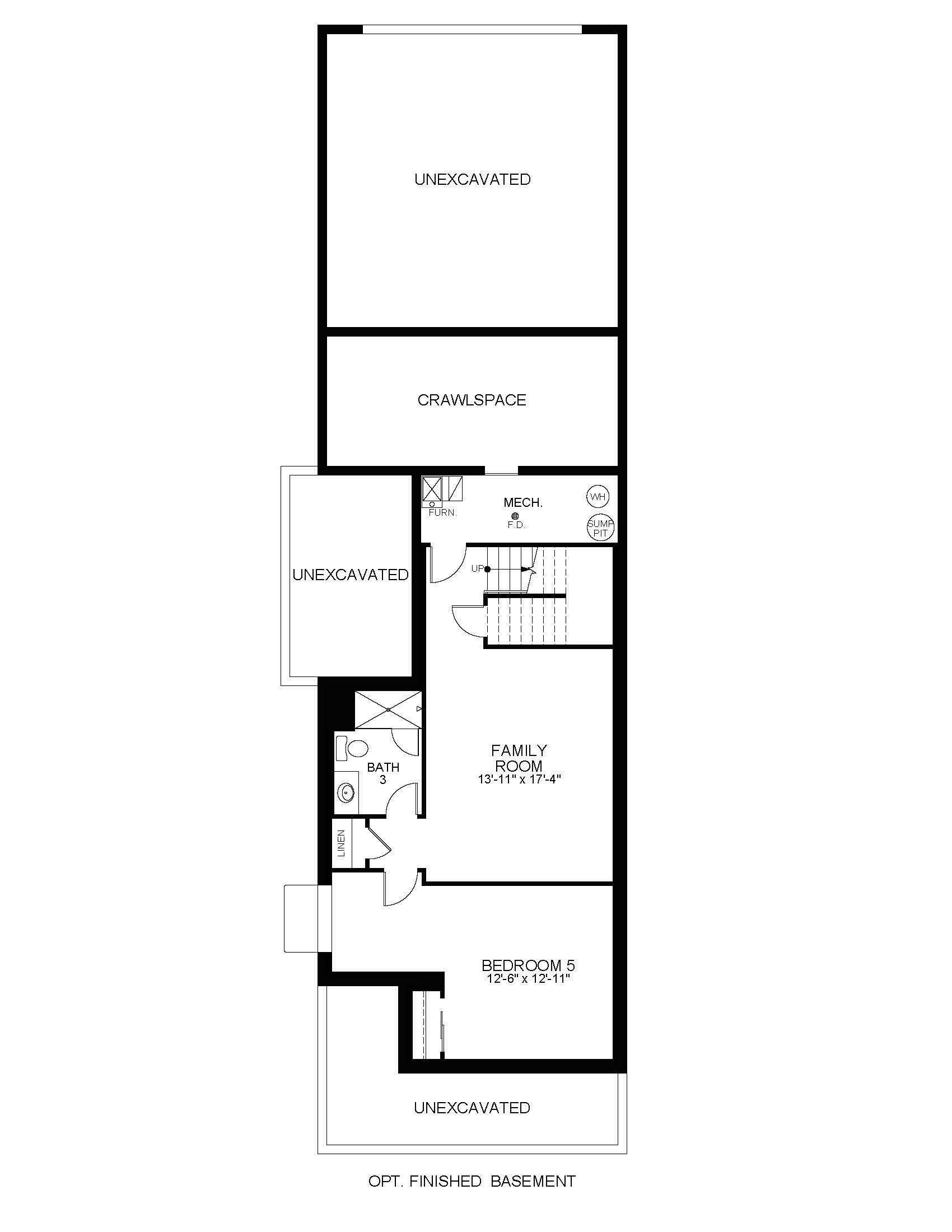 Optional Finished Basement