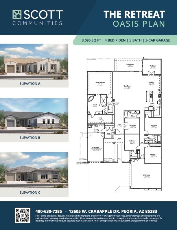 Floor Plan Available: Oasis floor plan