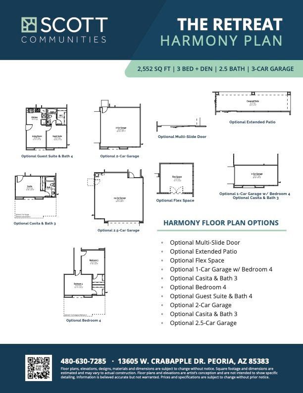 Floor Plan Available: Harmony floor plan