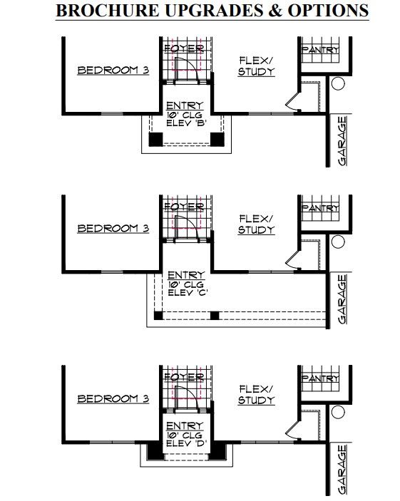 SEDA Clairmont floorplan options