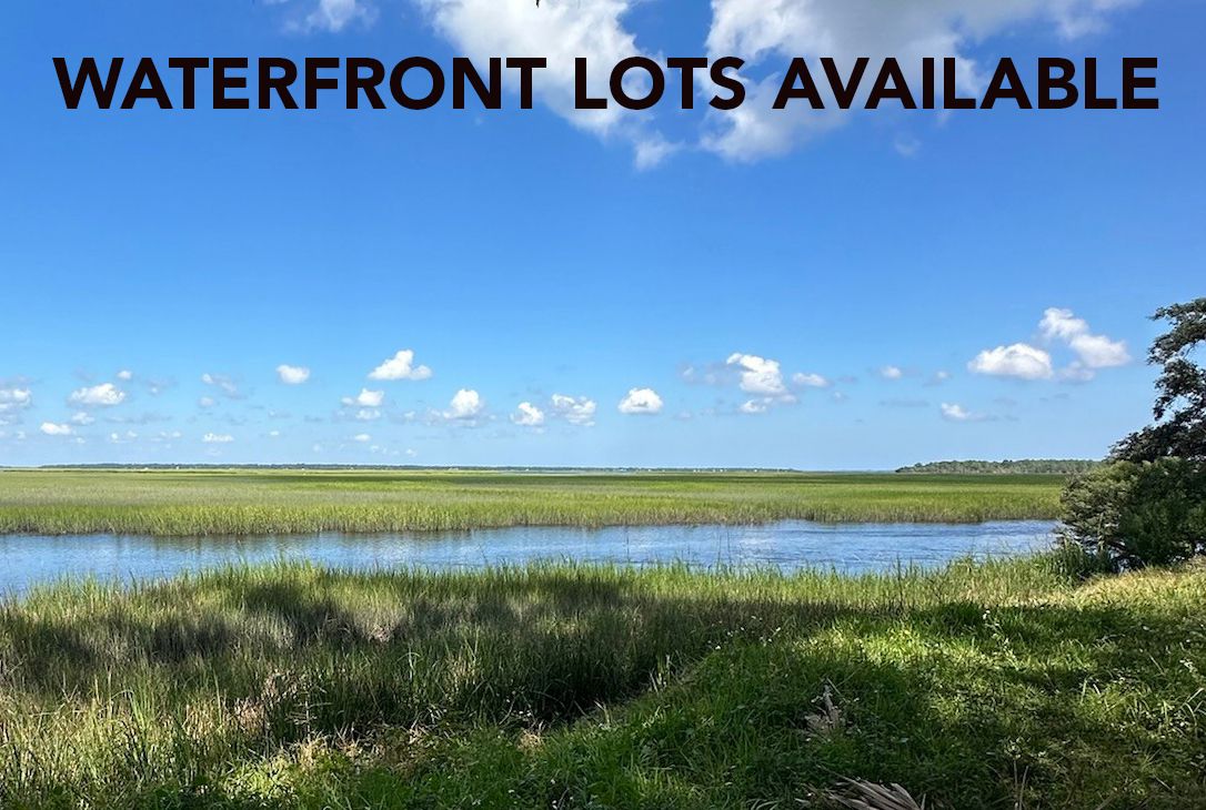 Waterfront homesites available at Katie Cove