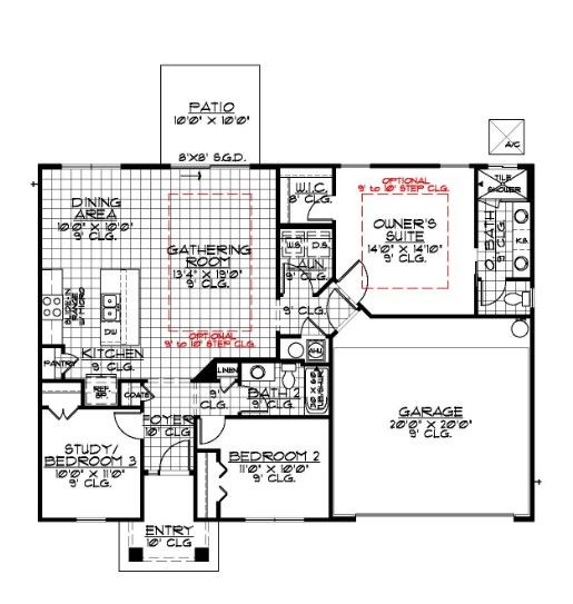 Evergreen floorplan