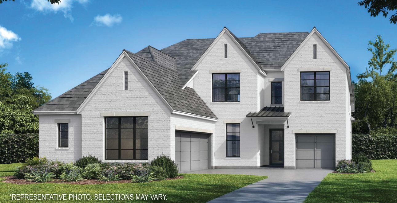 Huntington - SH 5426 - Estates at Rockhill: Frisco, Texas - Shaddock Homes