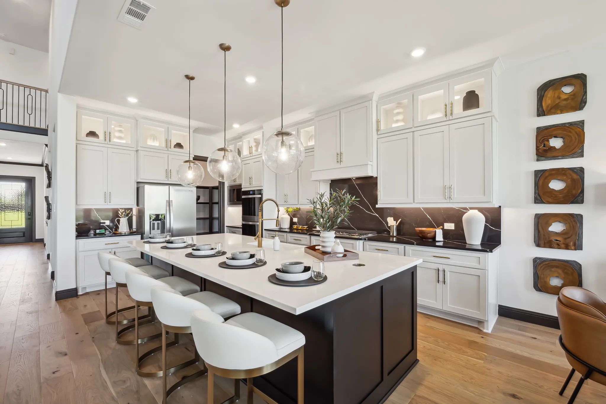 Plan 5058 kitchen - staged