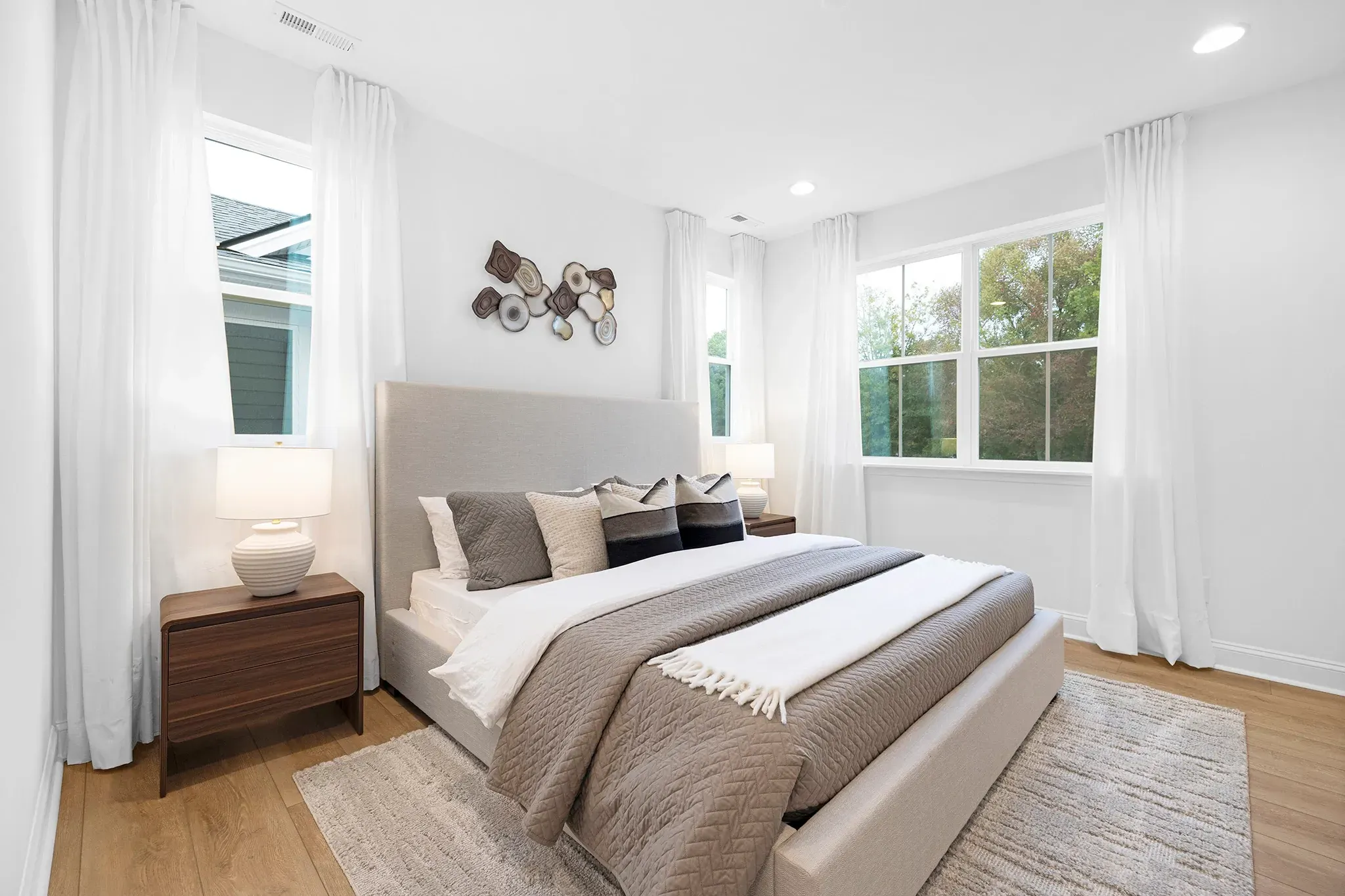 Staged Primary Bedroom