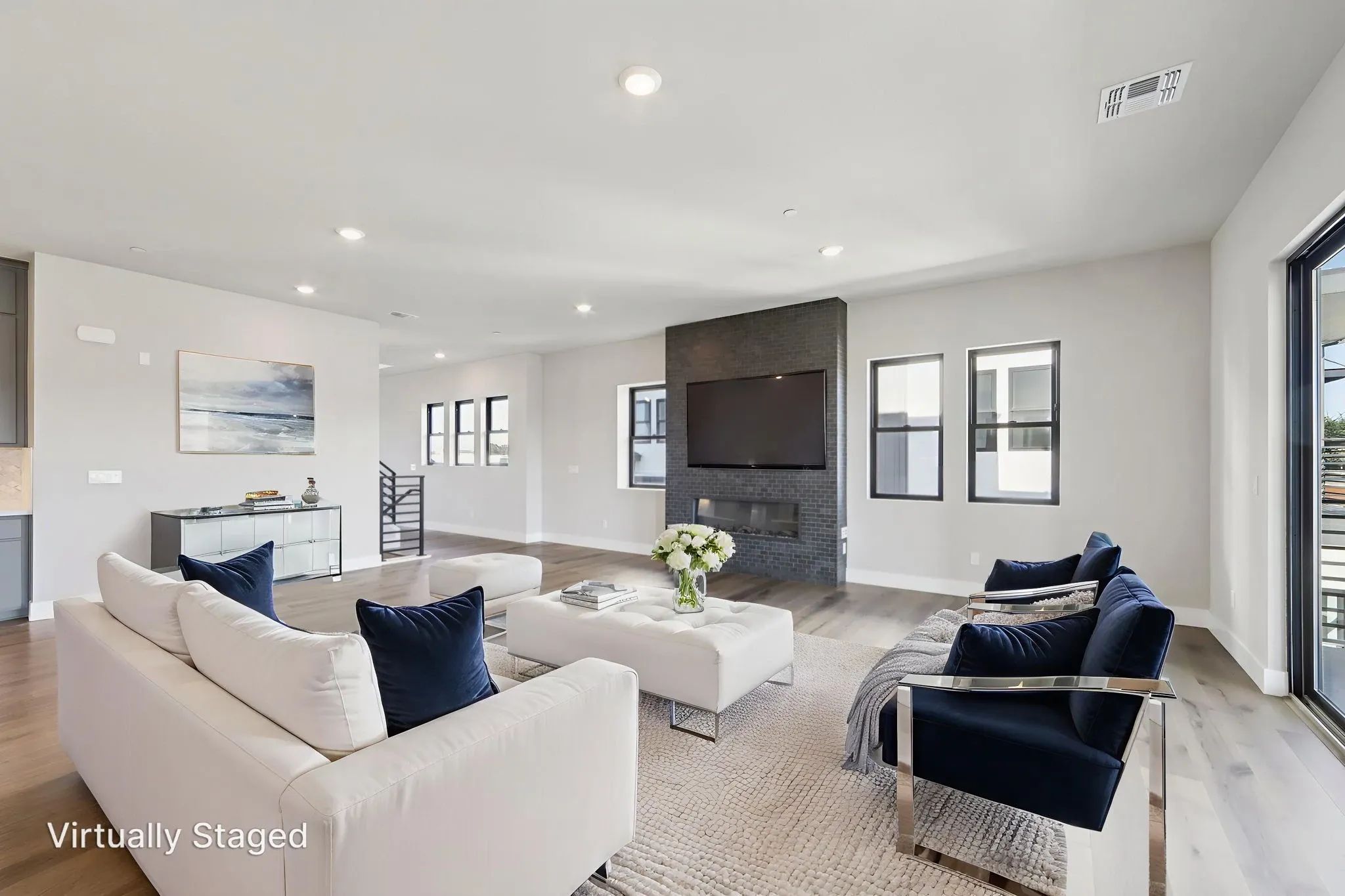 Rooftops Lot 305 Living Room Virtually Staged