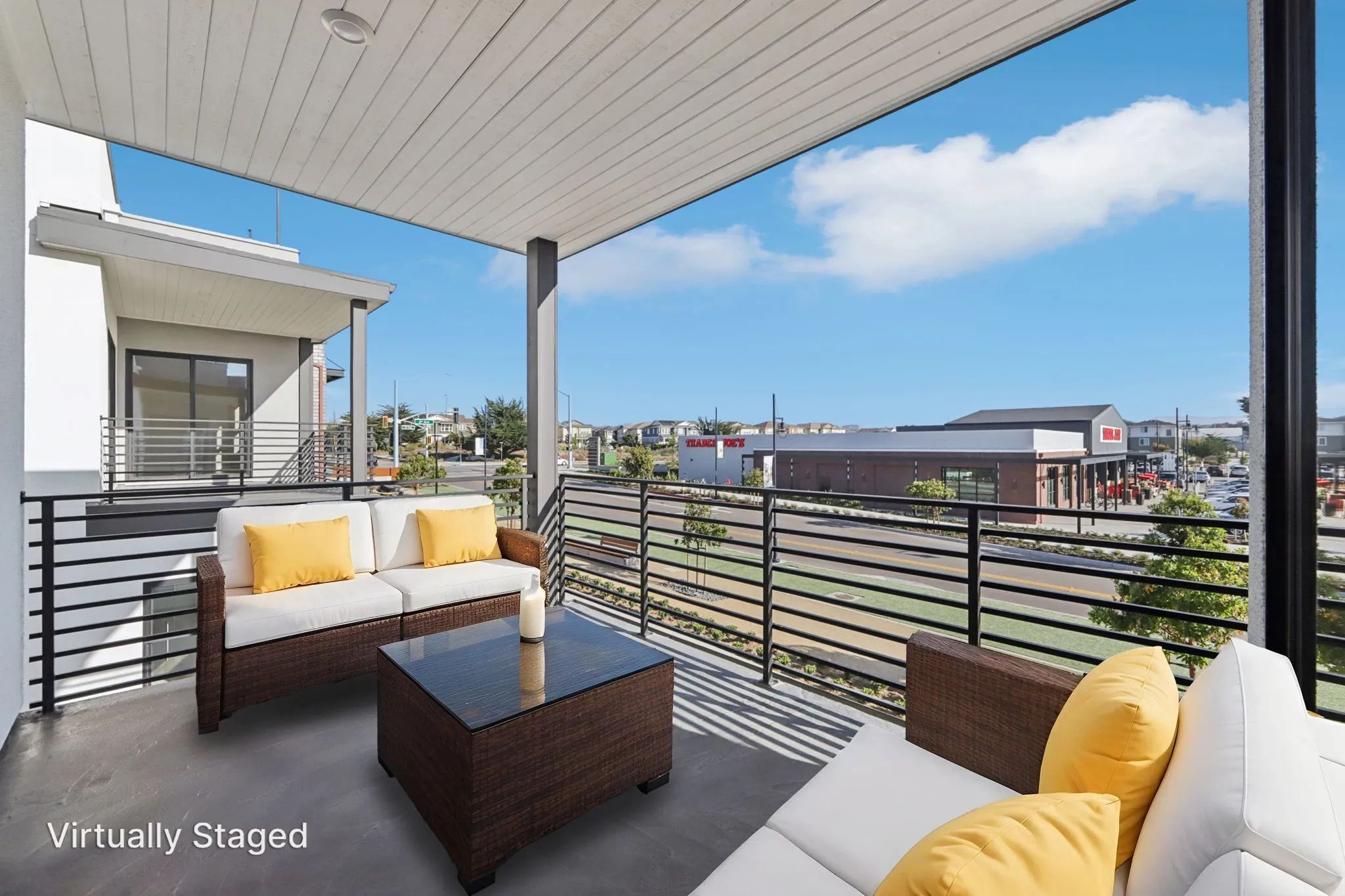 Rooftops Lot 305 Deck Virtually Staged