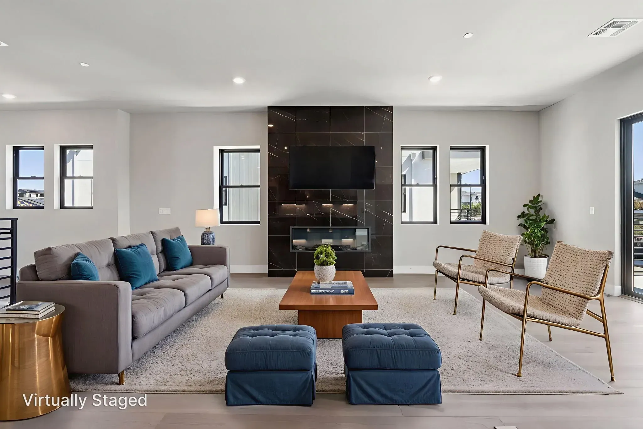 Rooftops Lot 905 Living Room Virtually Staged
