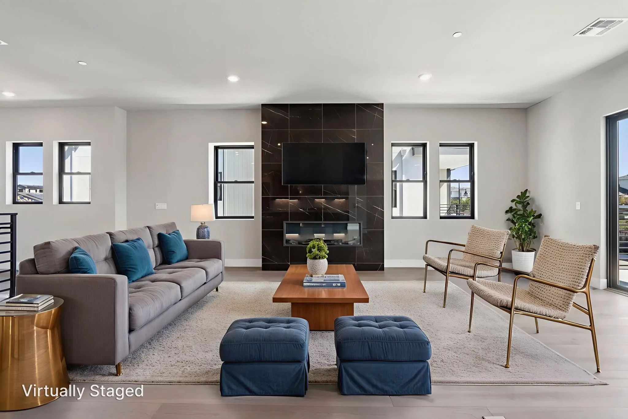 Rooftops Lot 905 Living Room Virtually Staged