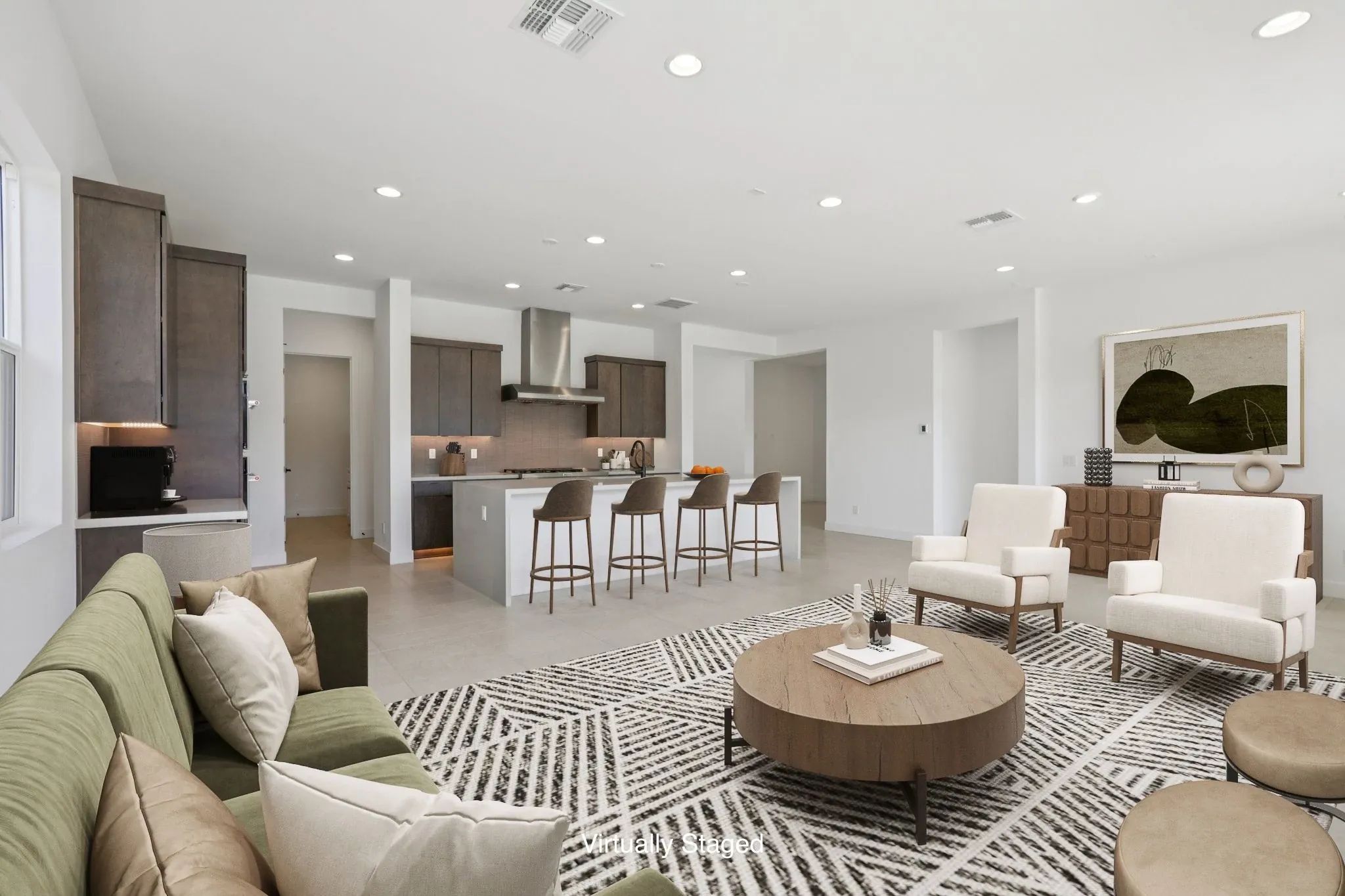 Virtually Staged Great Room