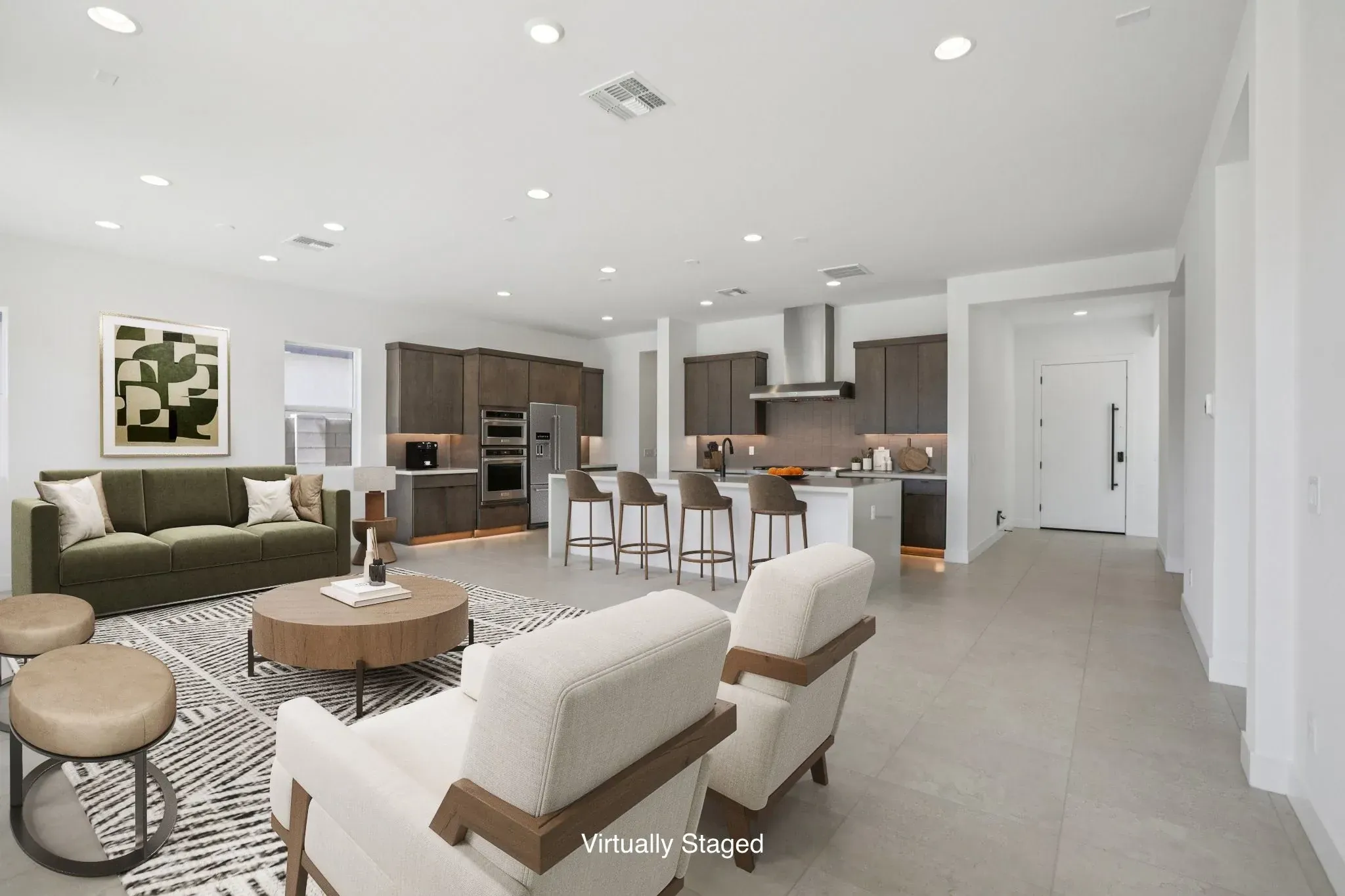 Virtually Staged Great Room