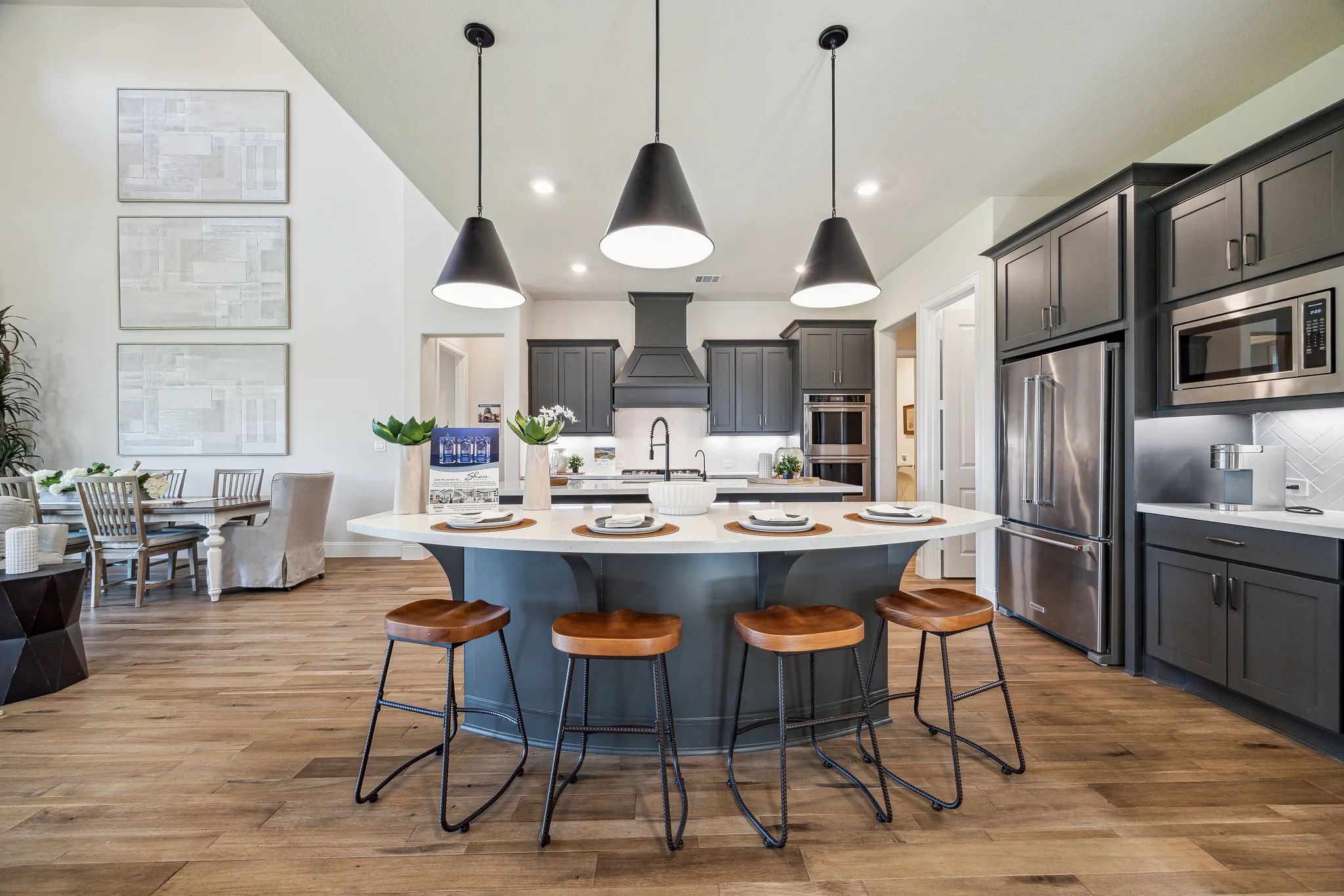 Plan 5051 model kitchen