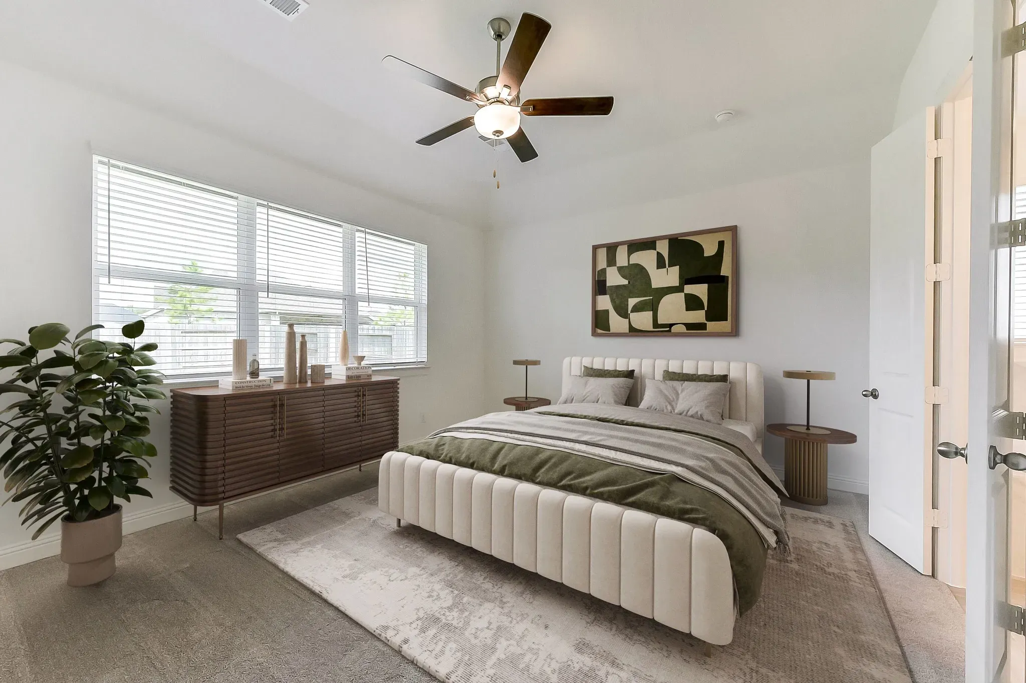 Plan 3049 primary bed - staged