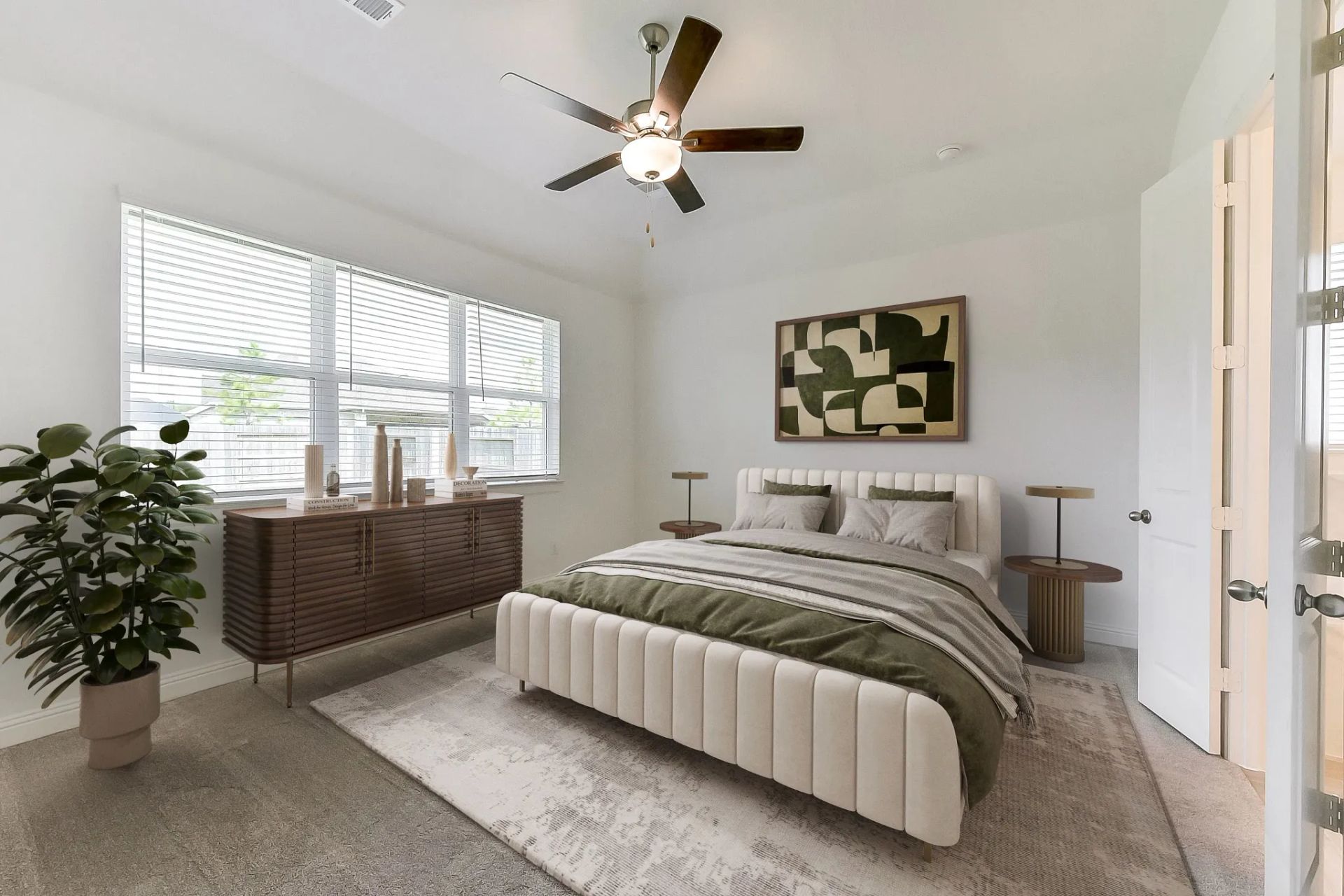 Plan 3049 primary bed - staged