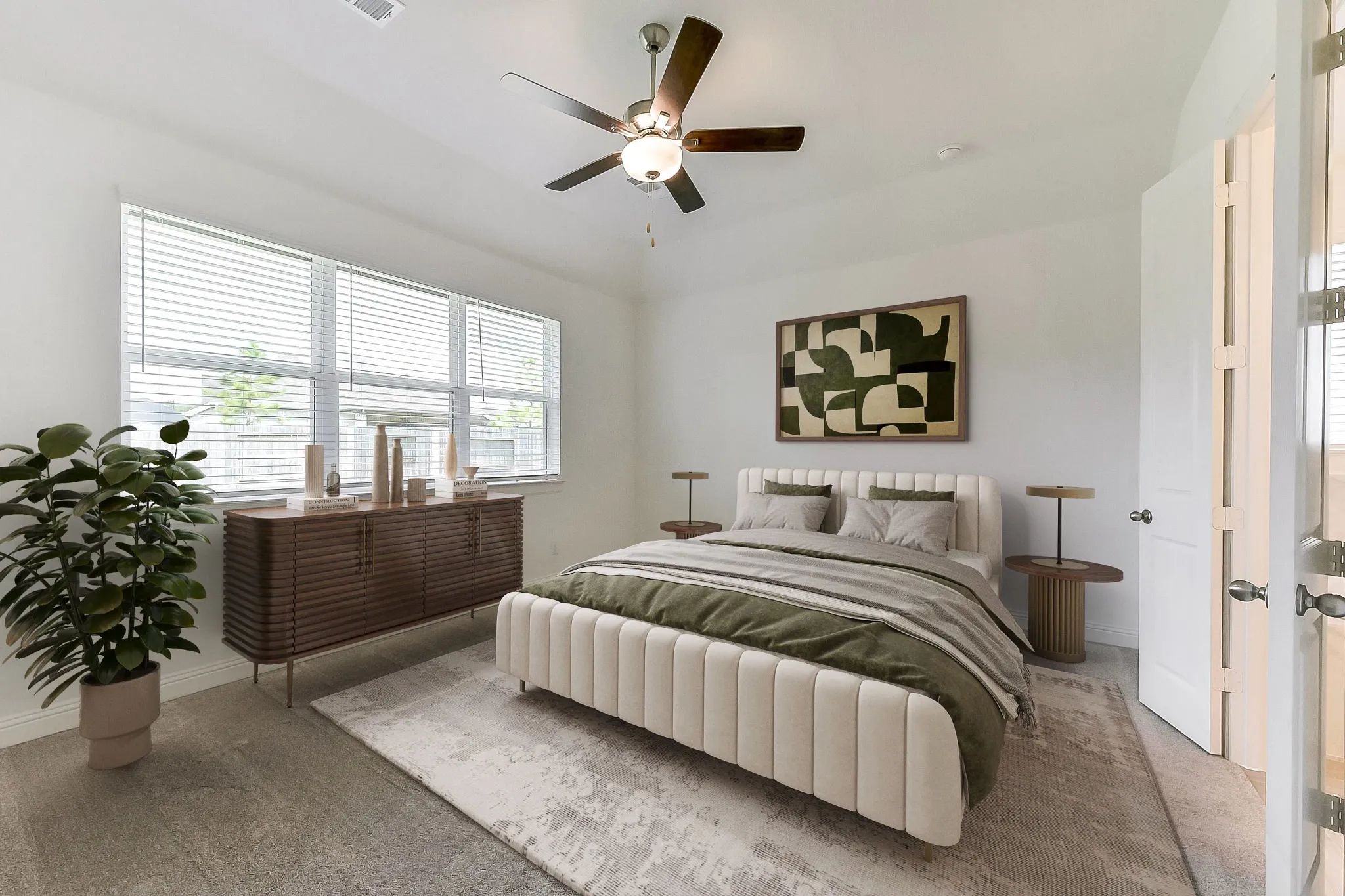 Plan 3049 primary bed - staged