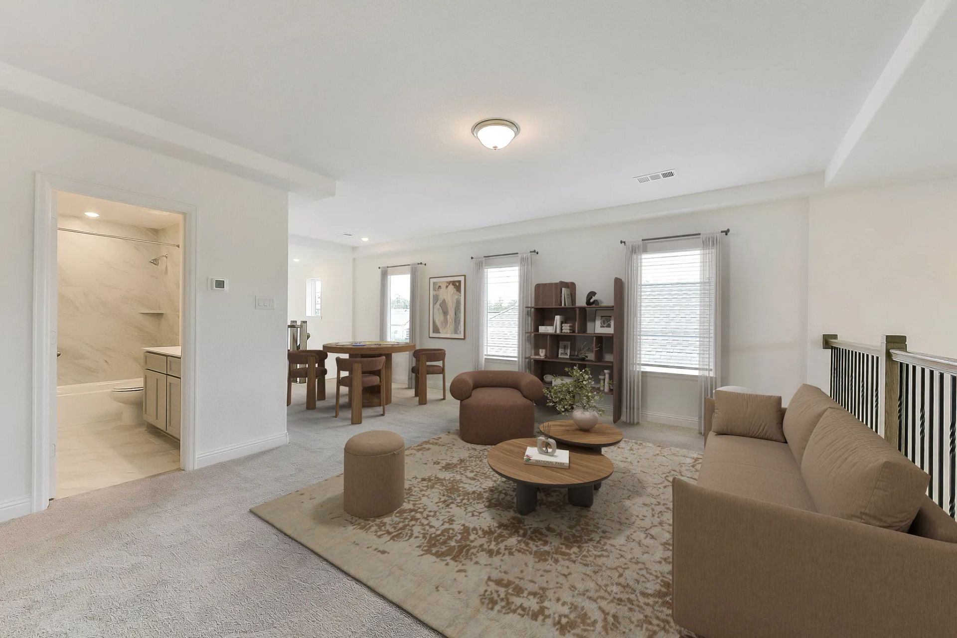 Plan 3049 game room - staged