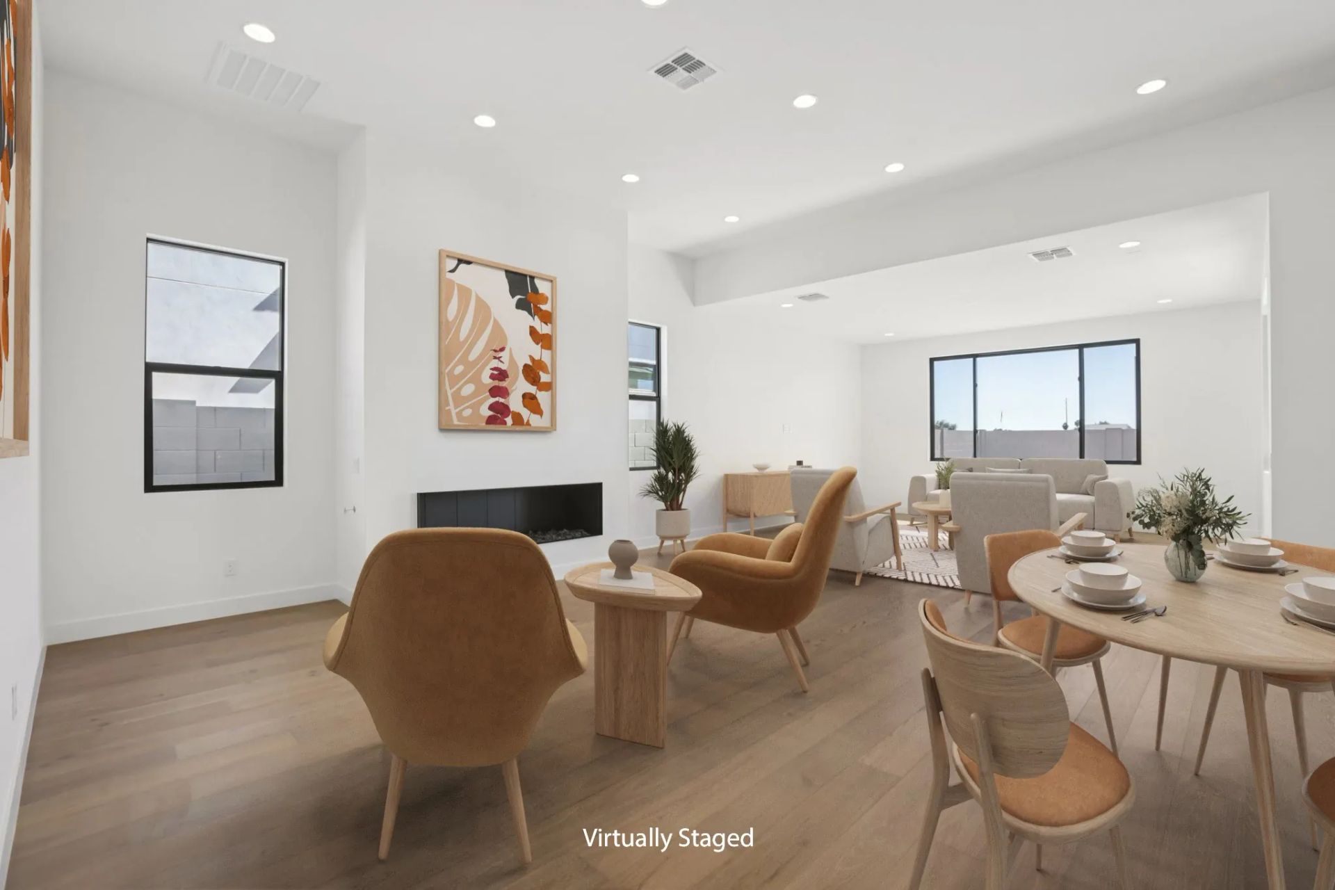 Virtually Staged Great Room