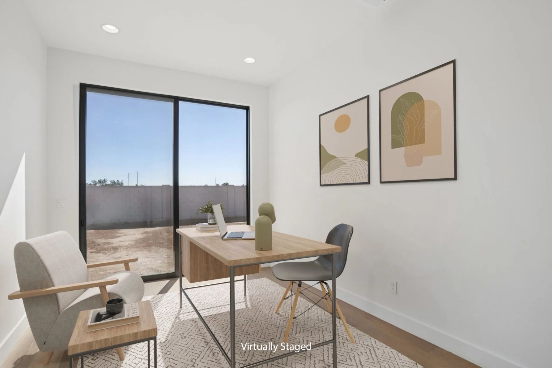 Virtually Staged Office