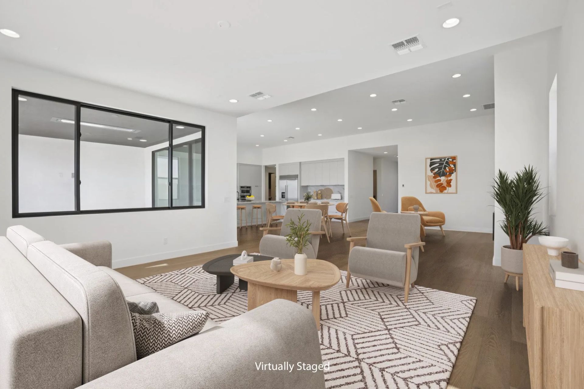 Virtually Staged Great Room