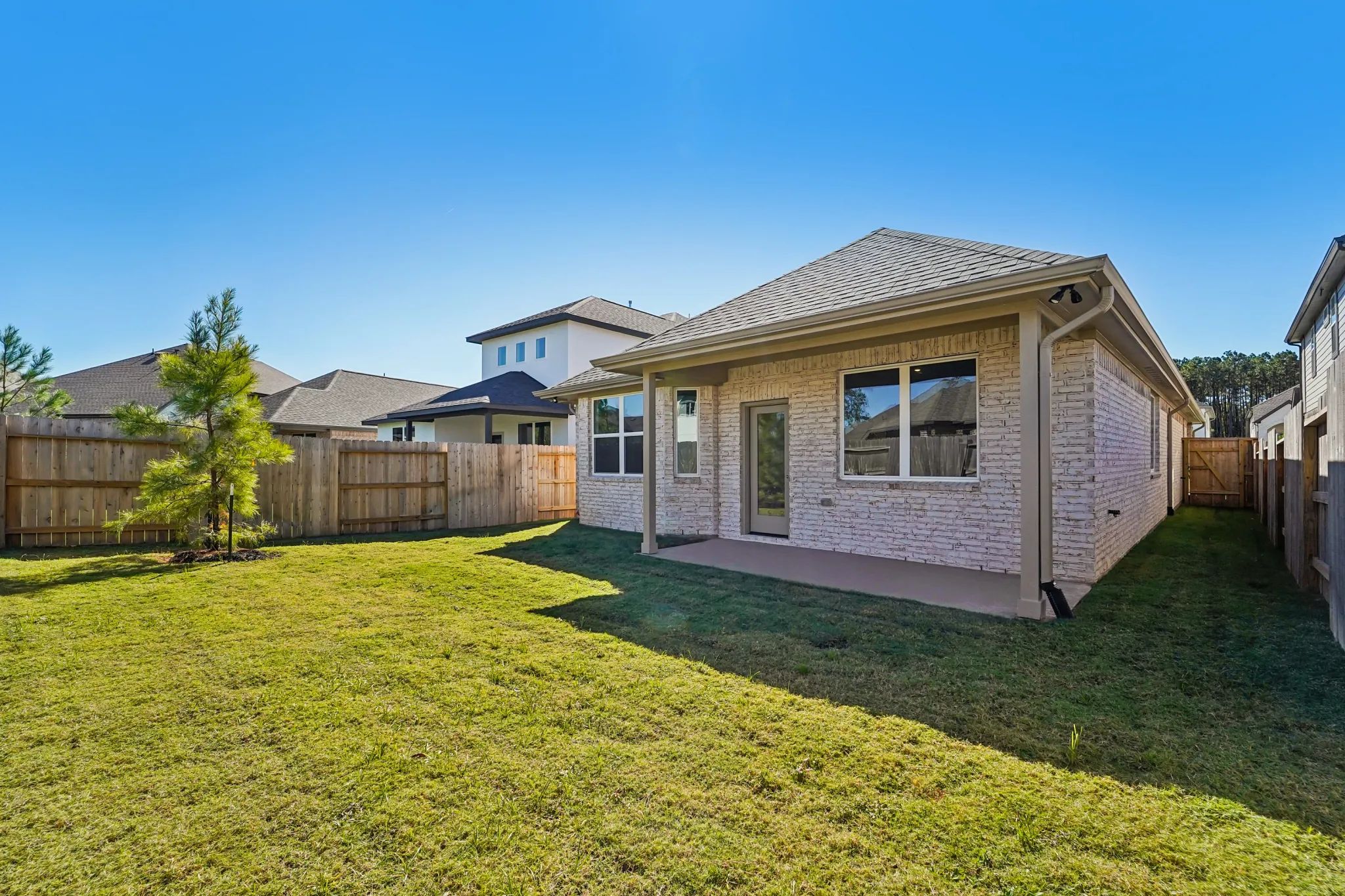 Homesite 2430 backyard