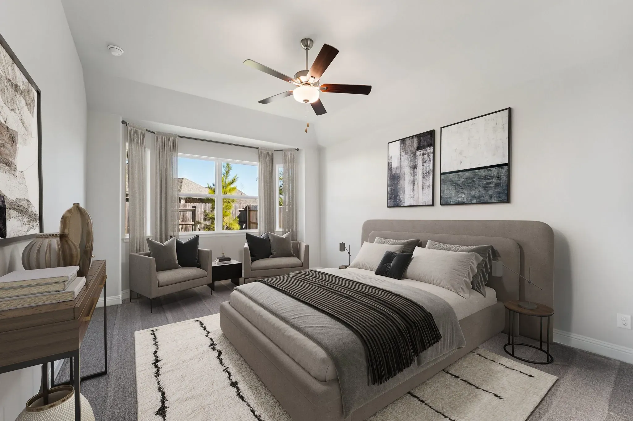 Plan 3029 primary bed - staged