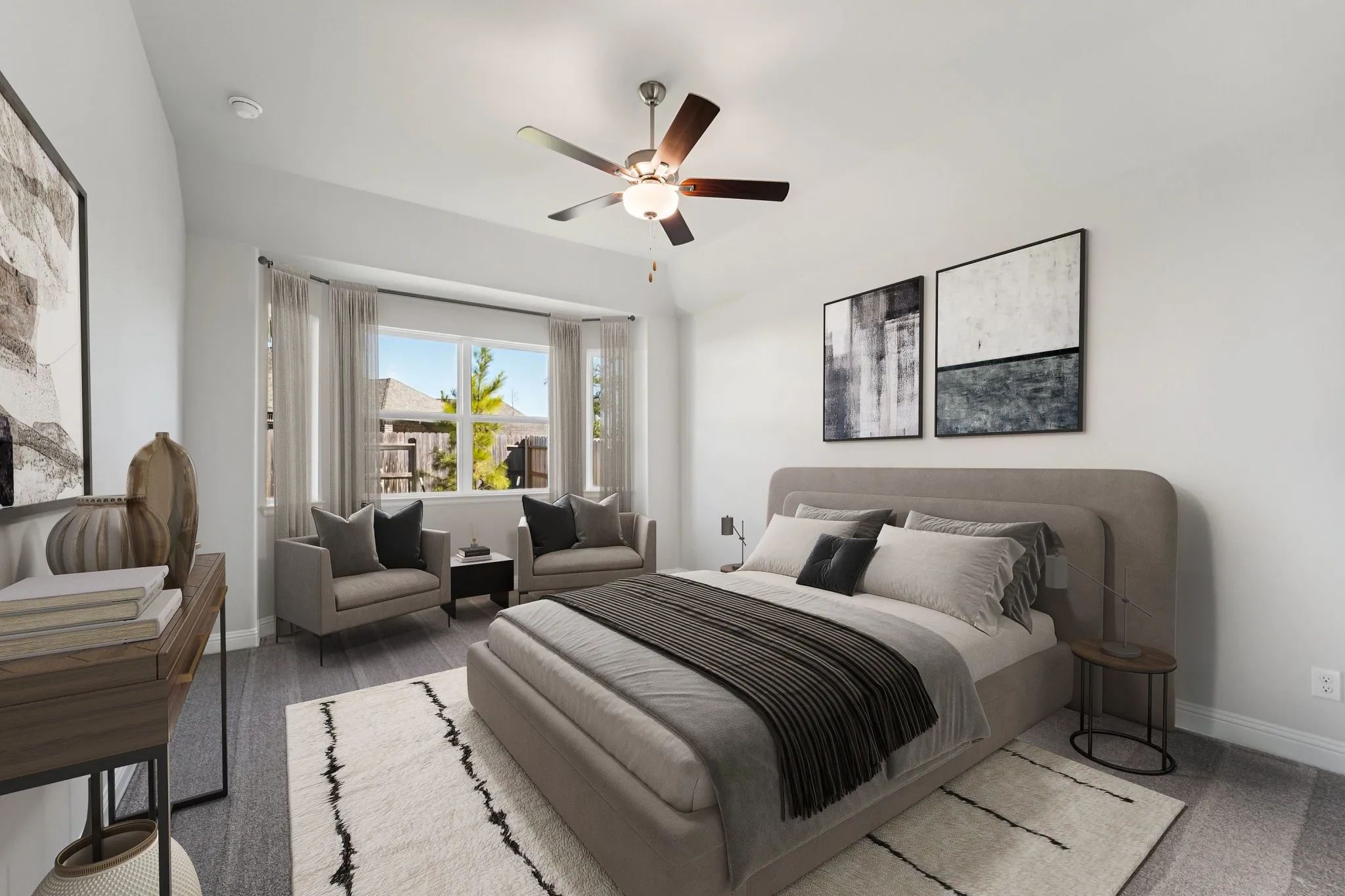 Plan 3029 primary bed - staged