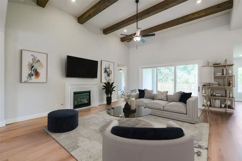 Plan 6015 Great Room - Staged