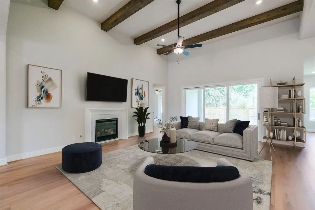 Plan 6015 Great Room - Staged