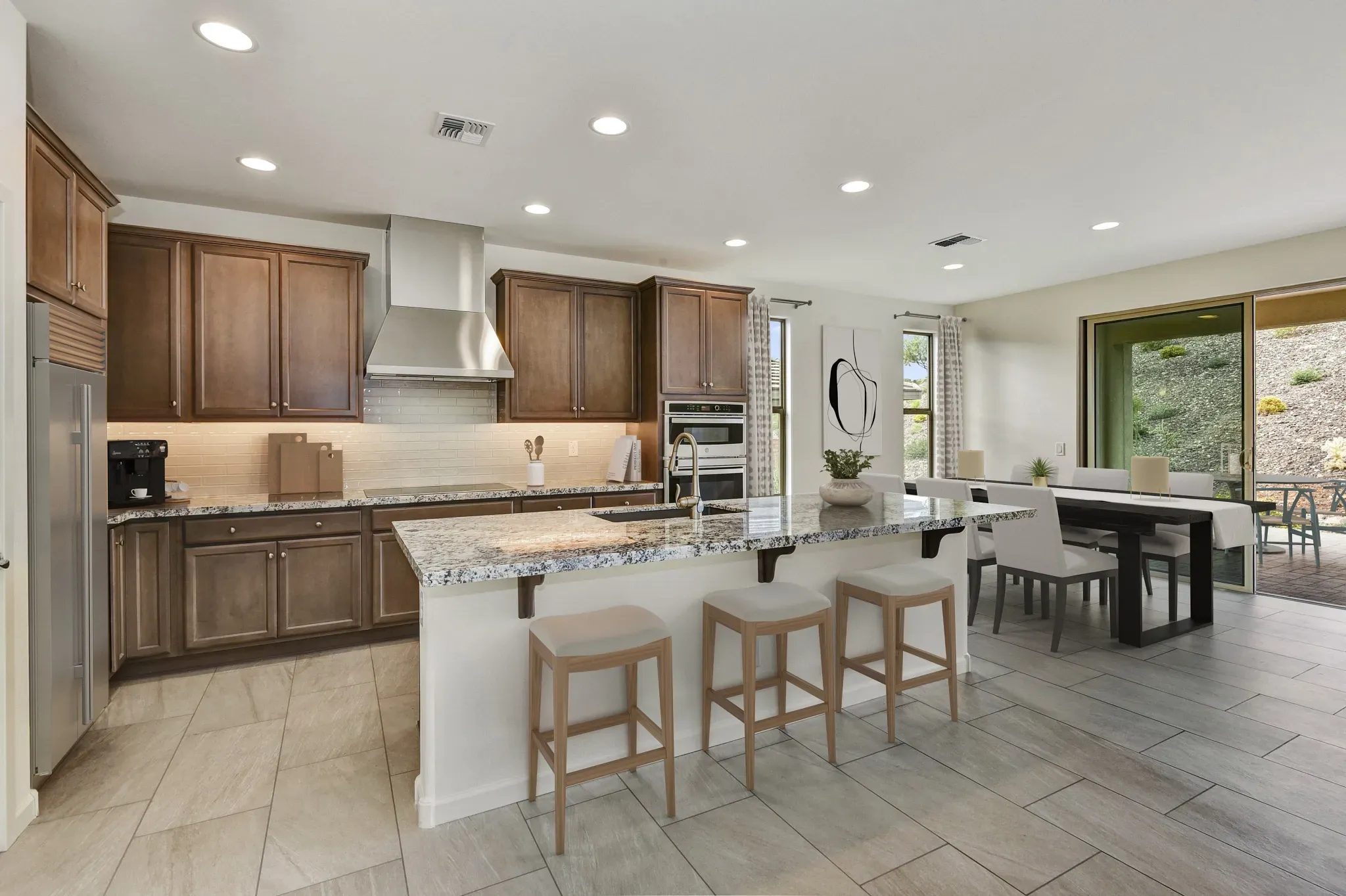 Virtually Staged Valletta 1858 Kitchen
