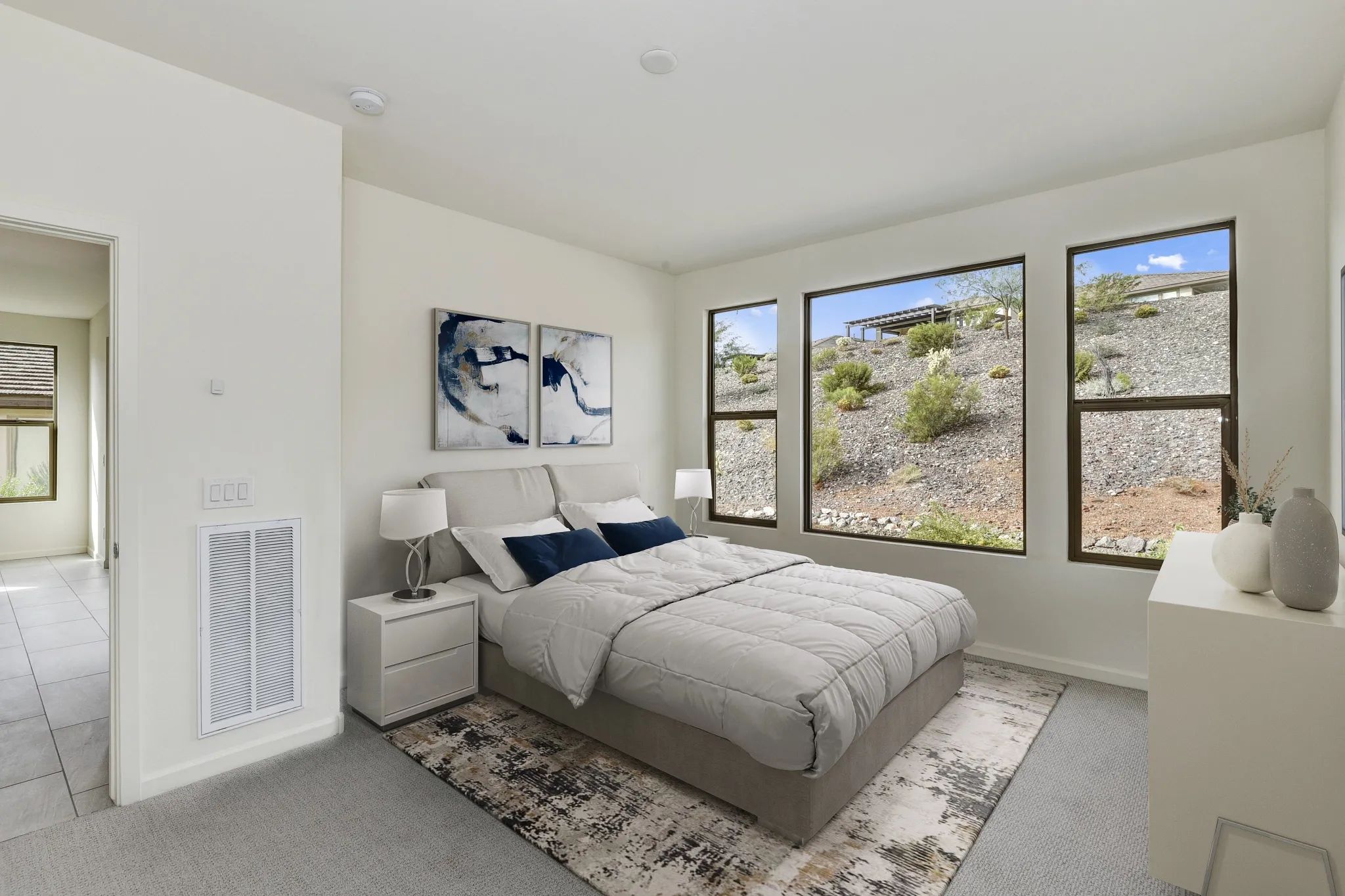 Virtually Staged Valletta 1858 Primary Bed