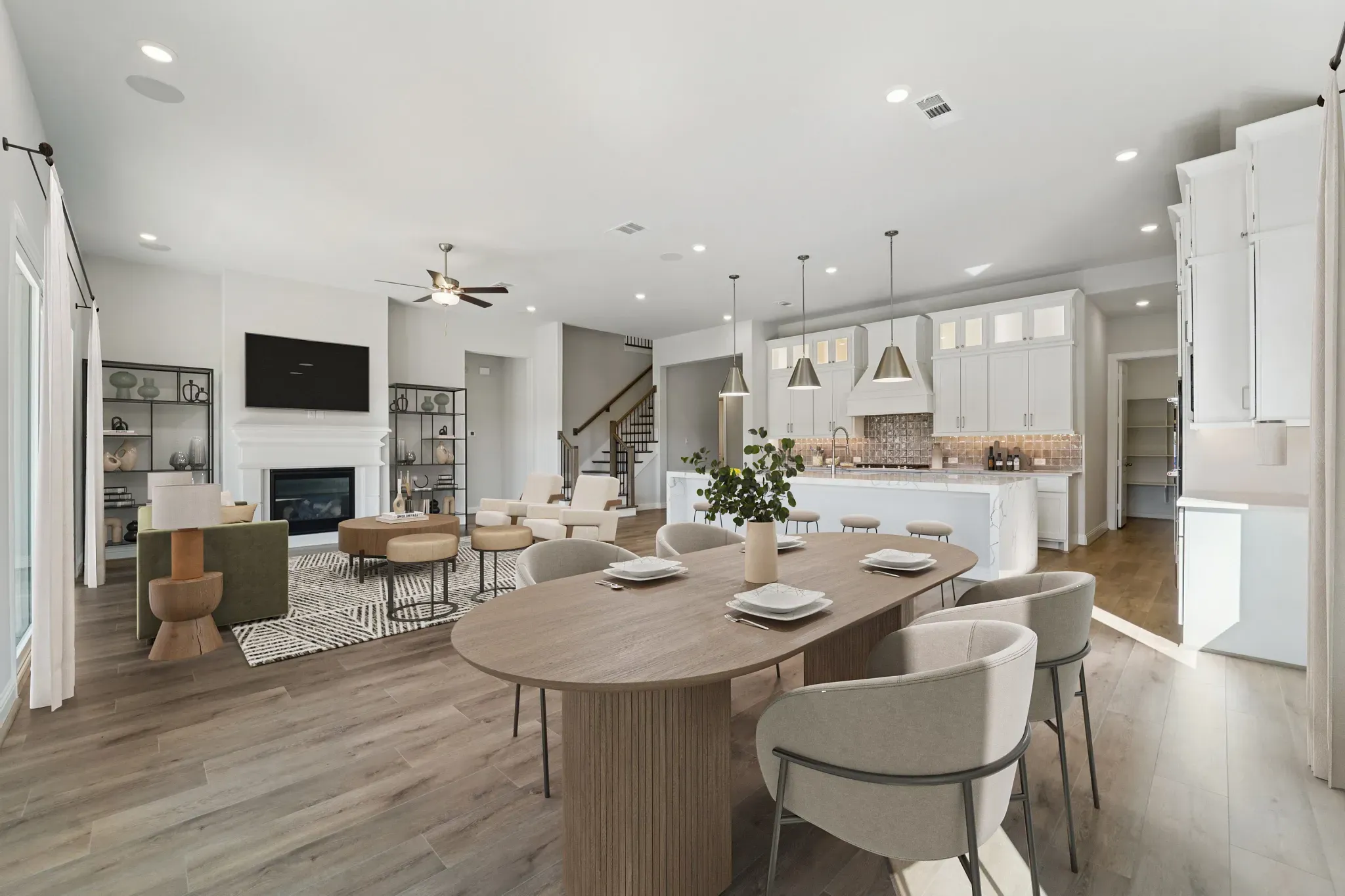 Homesite 6215 Dining Virtually Staged