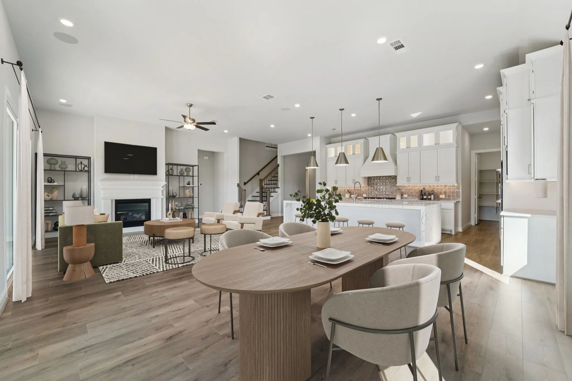 Homesite 6215 Dining Virtually Staged