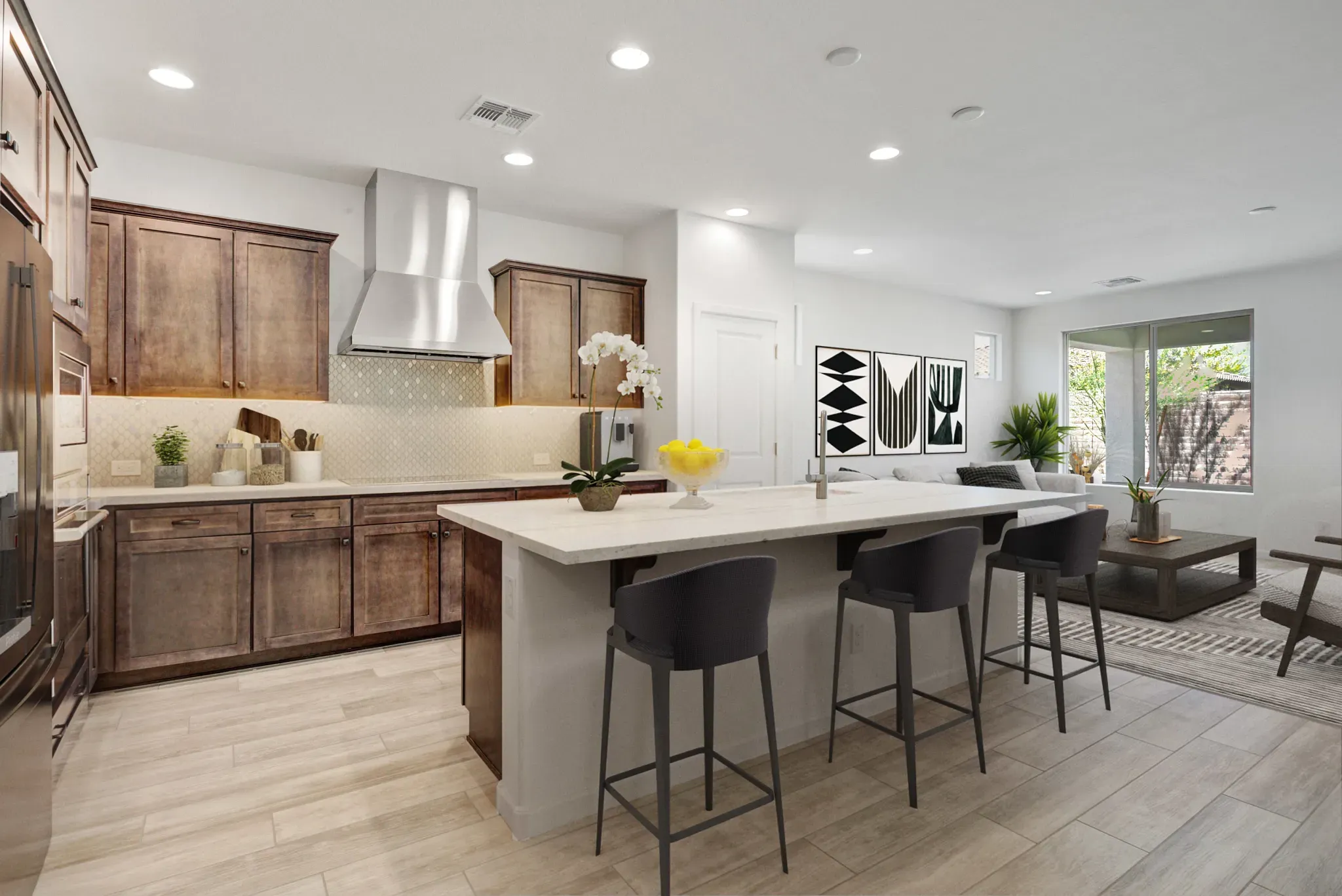 Virtually Staged Wickenburg 1571 Flourish Kitchen