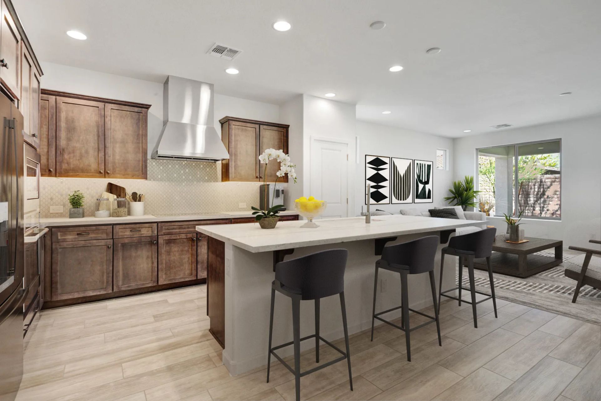 Virtually Staged Wickenburg 1571 Flourish Kitchen
