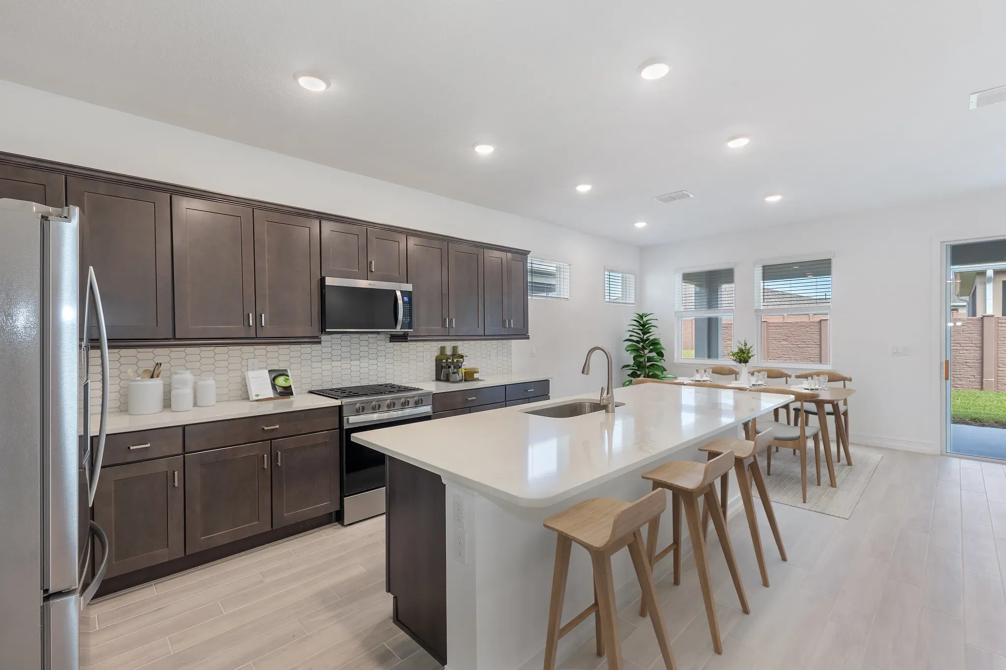 Virtually Staged Valletta Kitchen & Dining