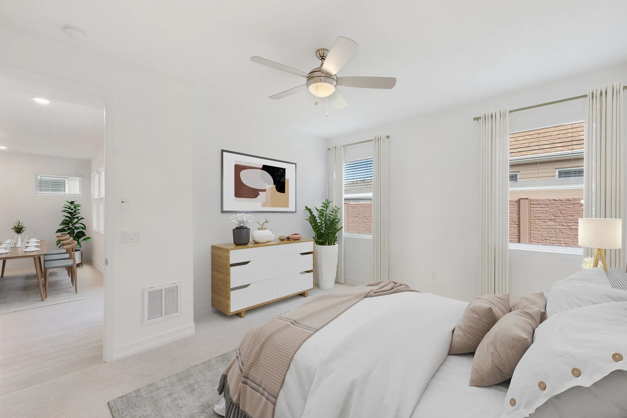 Virtually Staged Valletta Primary Bed