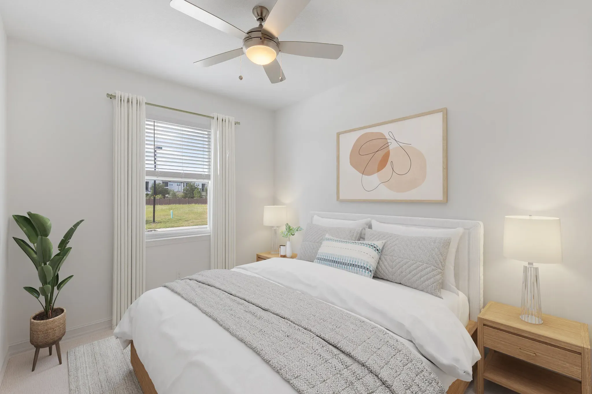 Virtually Staged Valletta Guest Bed