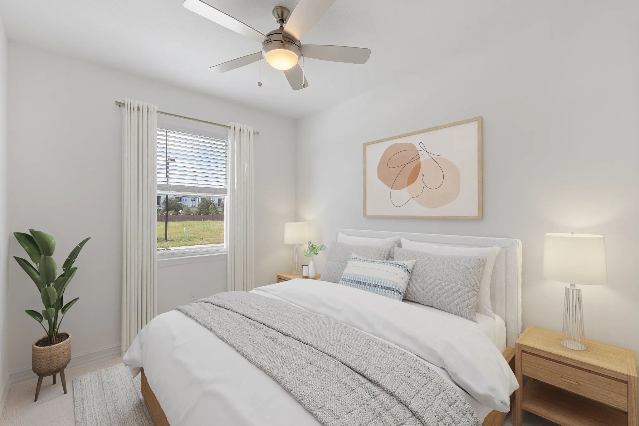 Virtually Staged Valletta Guest Bed