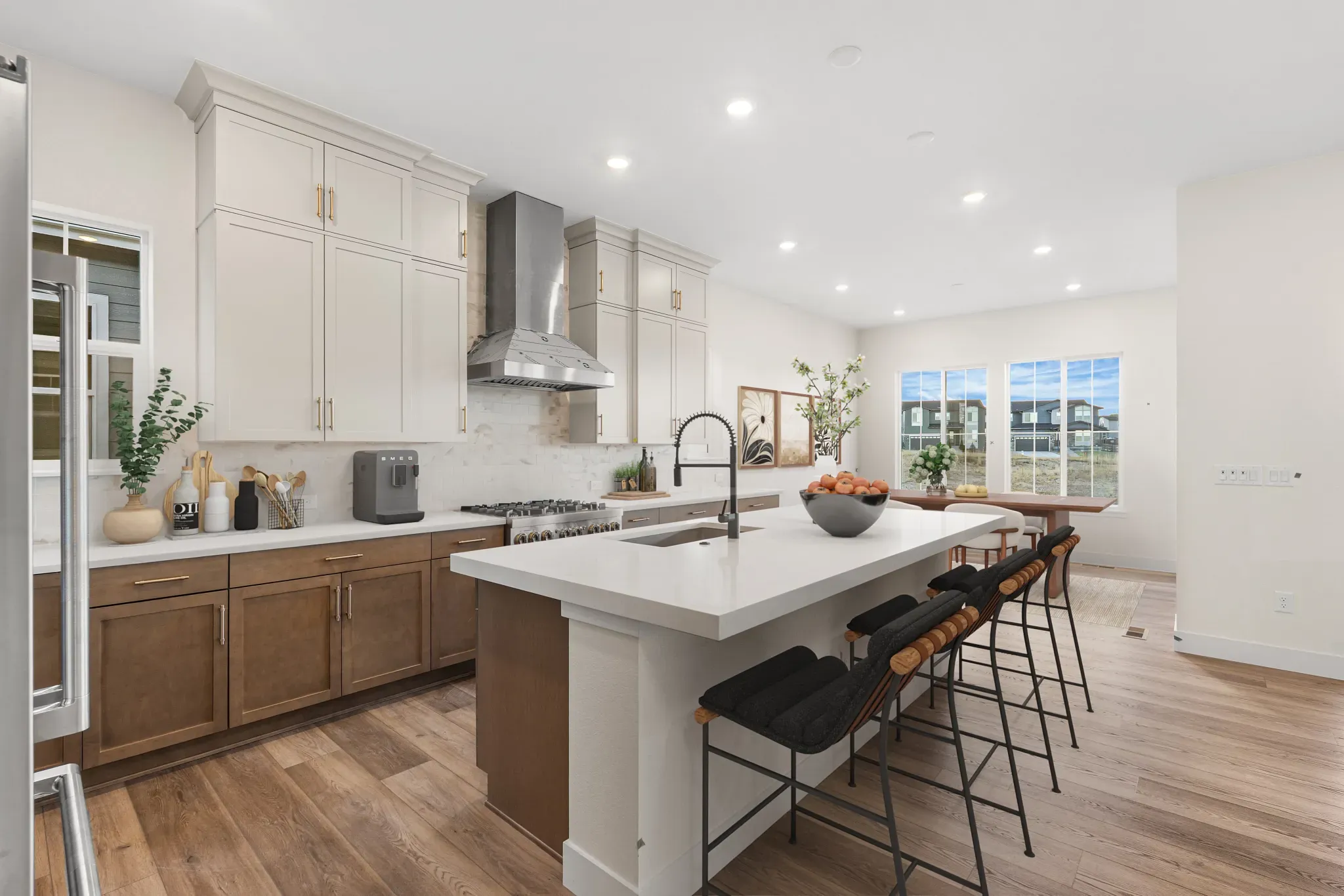 Homesite 50 Kitchen + Dining - Virtually Staged