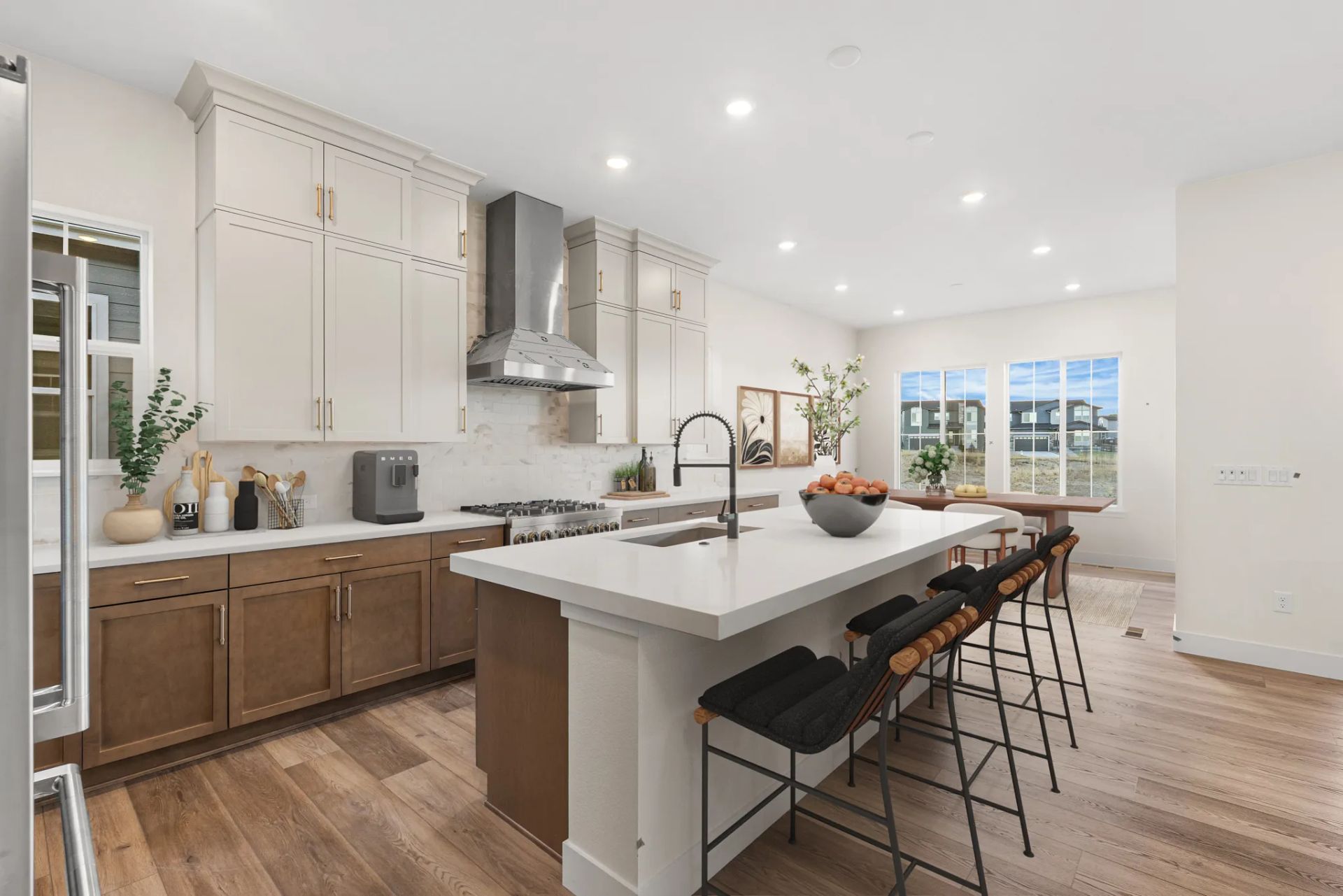 Homesite 50 Kitchen + Dining - Virtually Staged