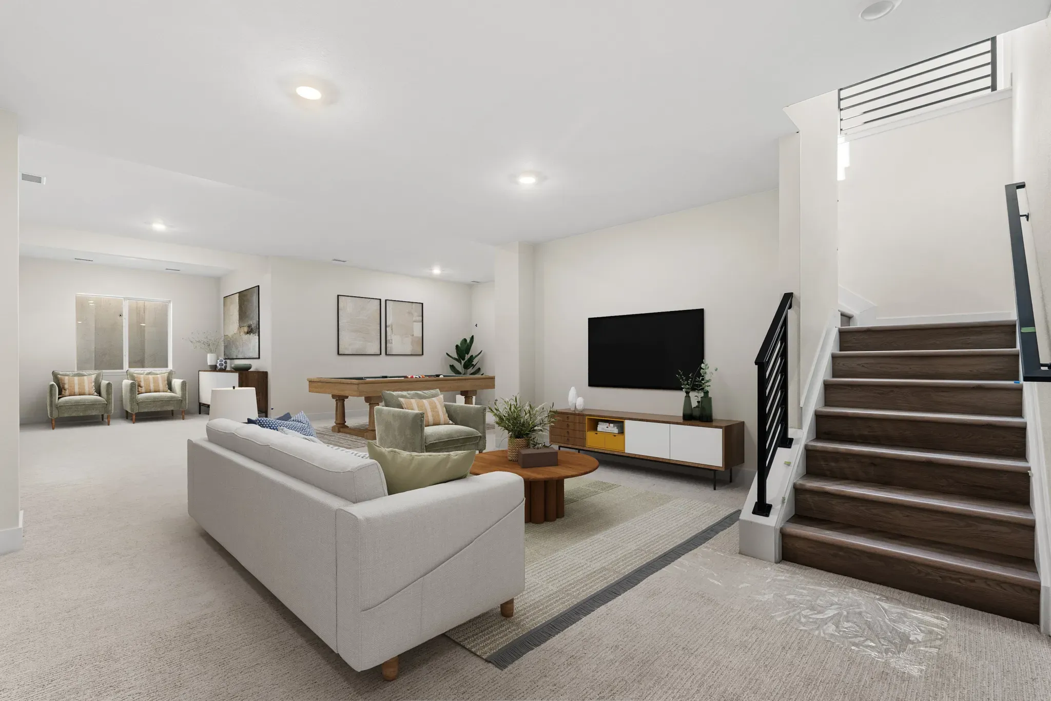 Homesite 50 Finished Basement - Virtually Staged