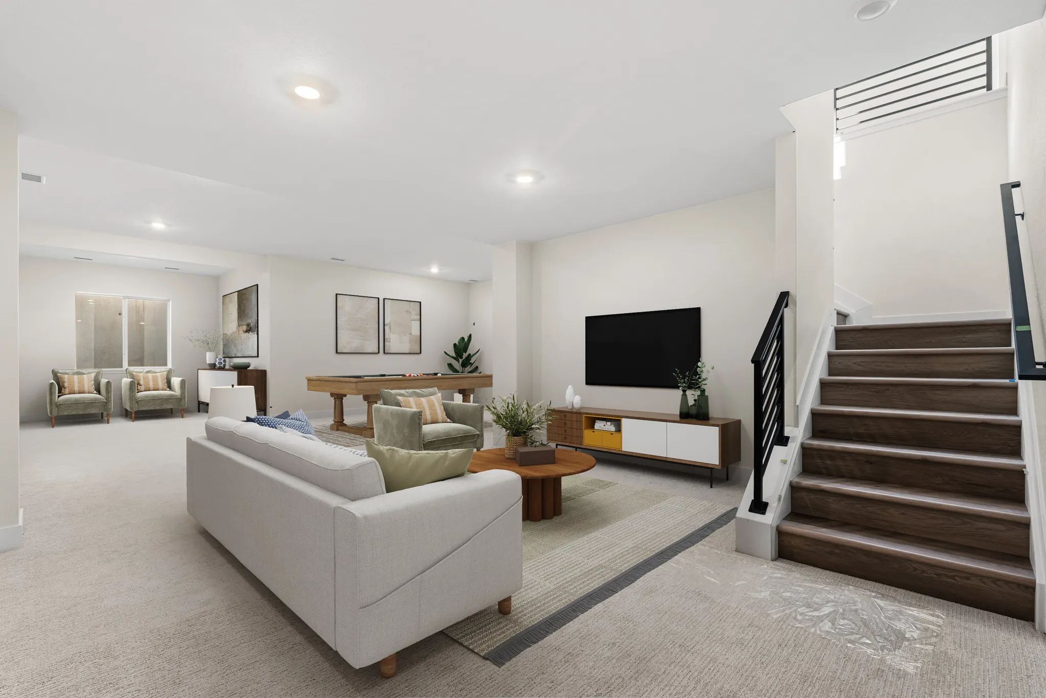 Homesite 50 Finished Basement - Virtually Staged