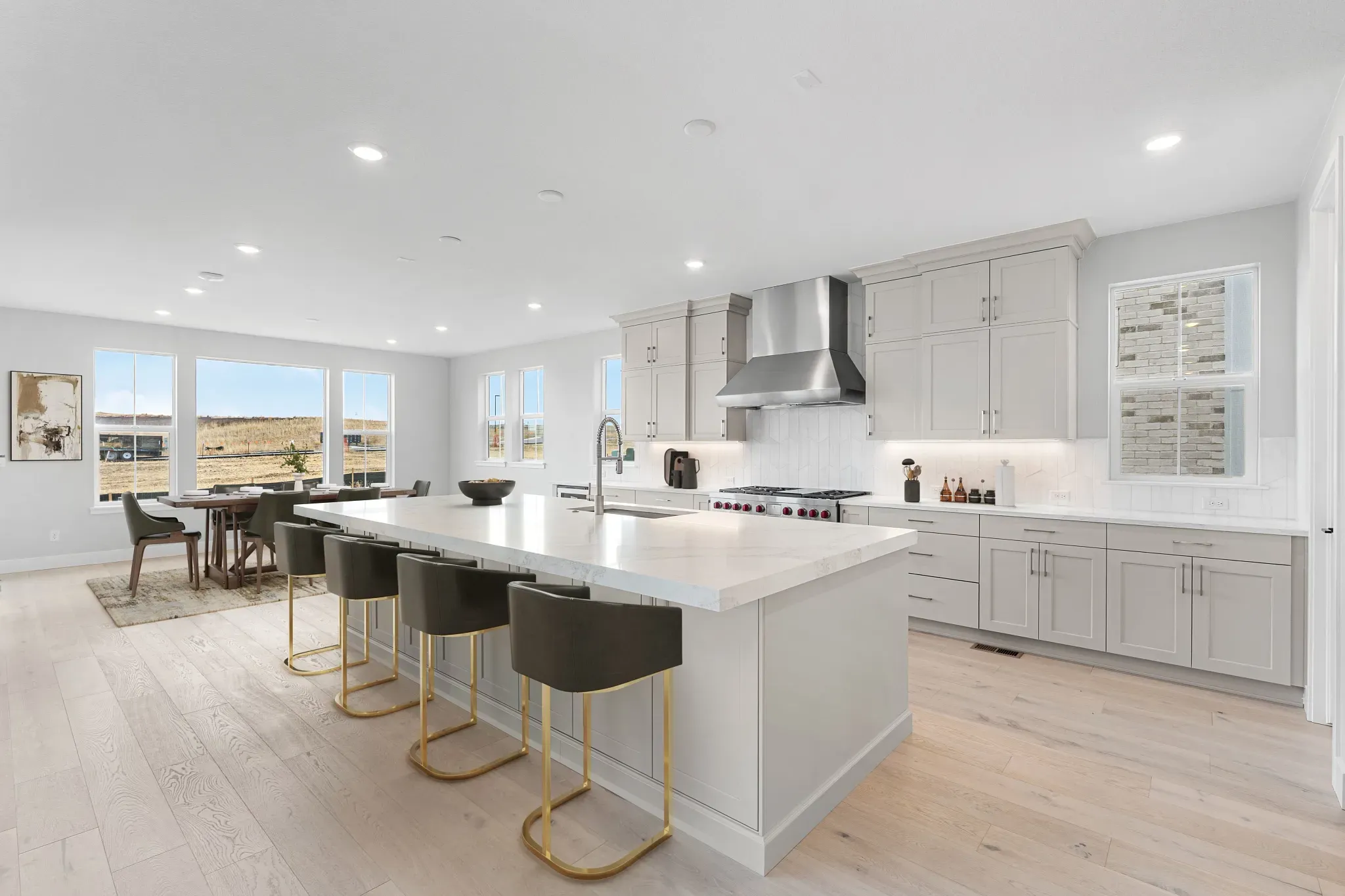 Homesite 3706 Kitchen + Dining - Virtually Staged