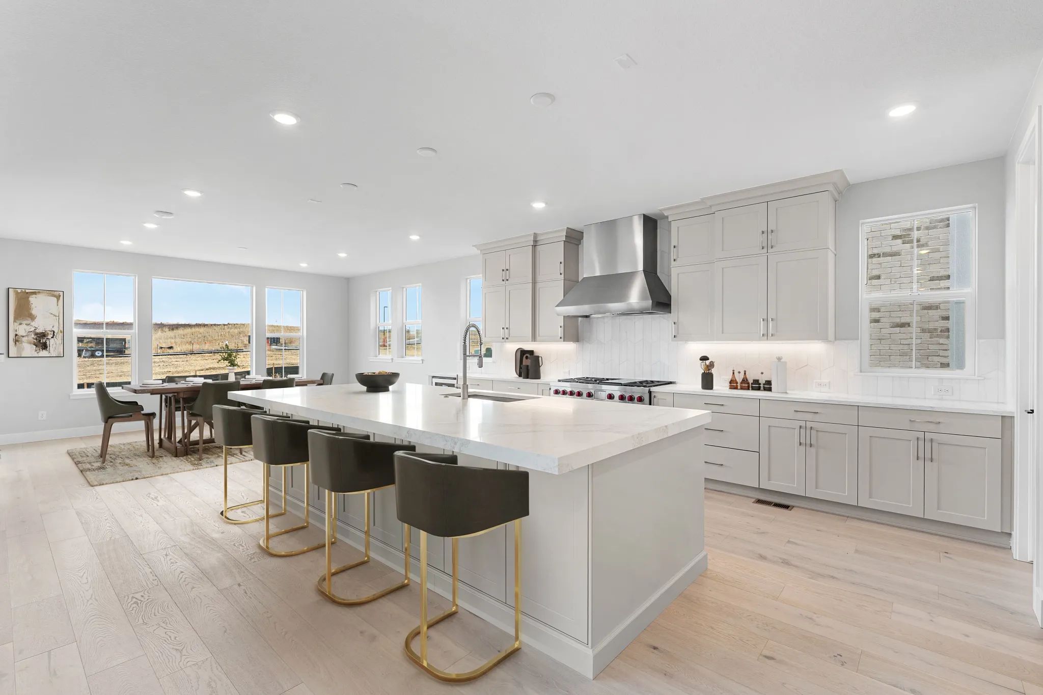 Homesite 3706 Kitchen + Dining - Virtually Staged