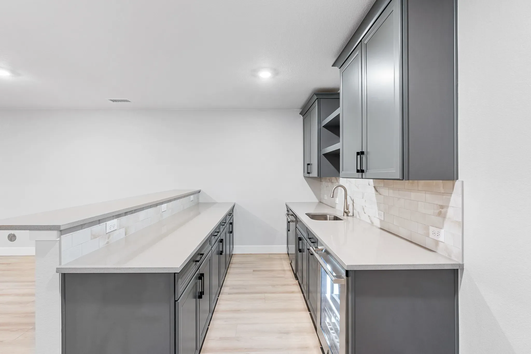 Homesite 3706 Wet Bar at Finished Basement