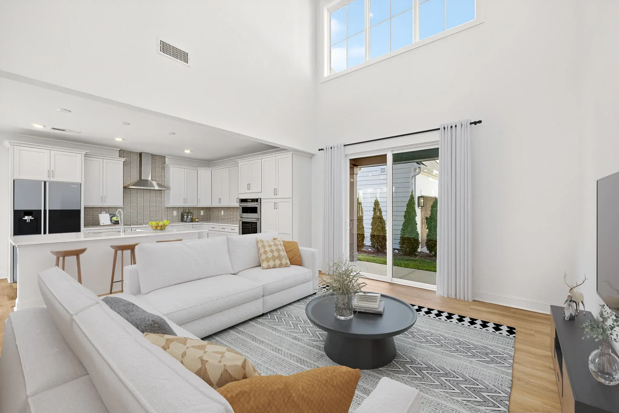 Virtually Staged Great Room