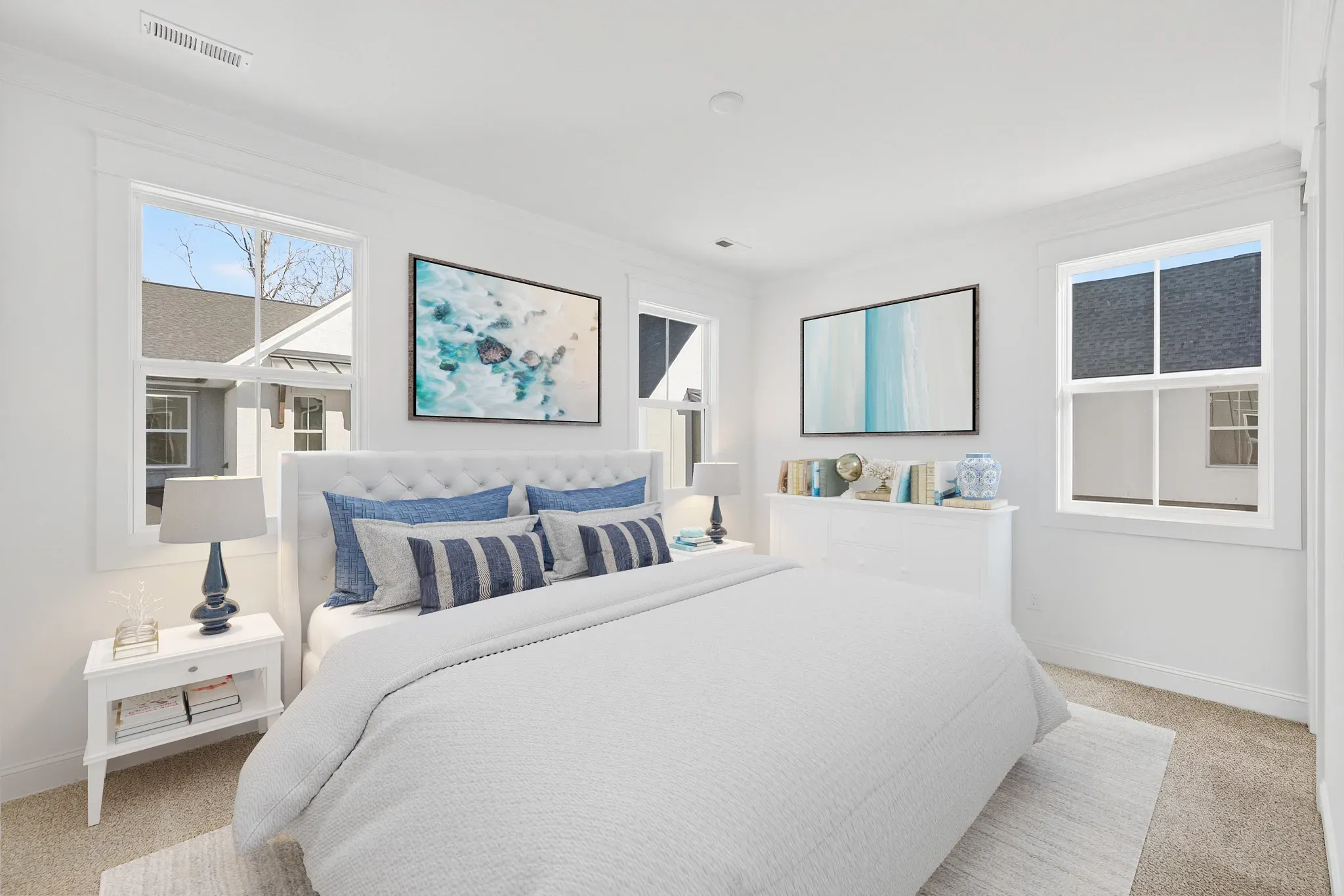 Virtually Staged Bedroom