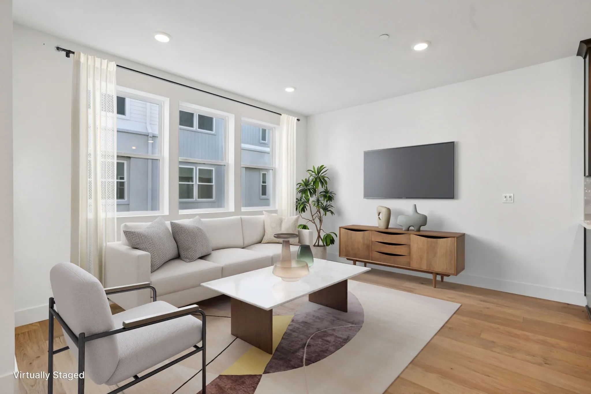 Serenity Lot 401 Living Room Virtually Staged