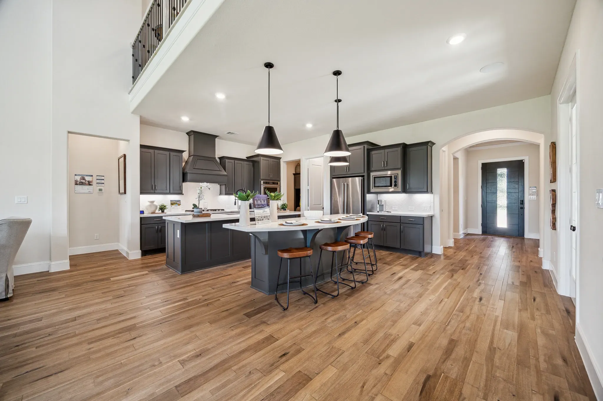 Plan 5051 kitchen - staged